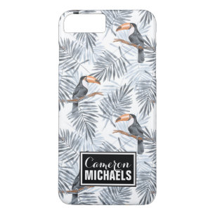 Coque Case-Mate iPhone Le toucan gris ajoutent votre nom