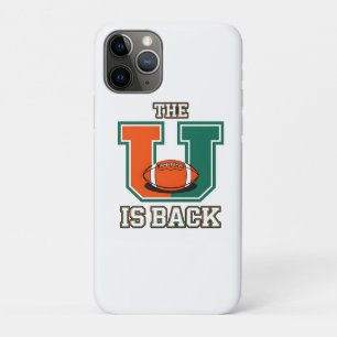 Case-Mate iPhone Case Le U Est De Retour Orange et Vert Football Univers