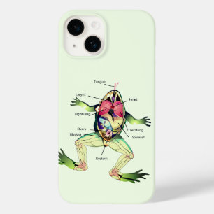 Coque Case-Mate iPhone Le vert anatomique de la grenouille