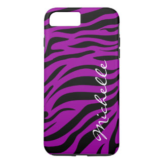 Coque Case-Mate iPhone Le zèbre frais barre le monogramme