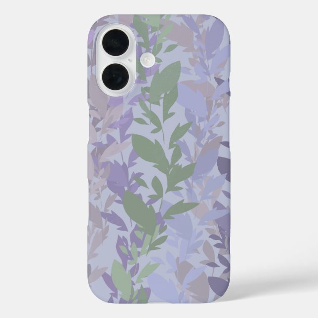 Coques Case-Mate iPhone Leafy Creeping Vine Drawing Pattern With Pastels (Verso)