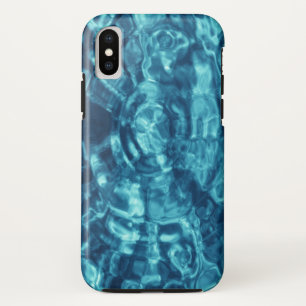 Etui iPhone Case-Mate L'eau abstraite de bleu ondule la photo