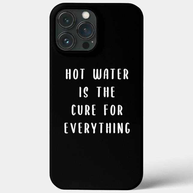 Coques Case-Mate iPhone L'eau chaude est le remède à tout (Verso)