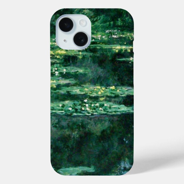 Coques Case-Mate iPhone L'EAU MENSONNE EN ÉTANG VERT par Claude Monet (Verso)