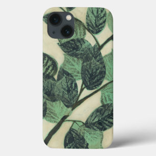 iPhone 13 Coque Leaves and Branches on Cream Background