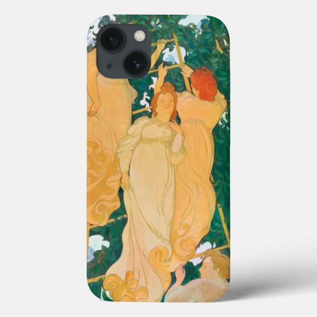 Coques Case-Mate iPhone L'échelle dans le feuillage, 1892 (Verso)