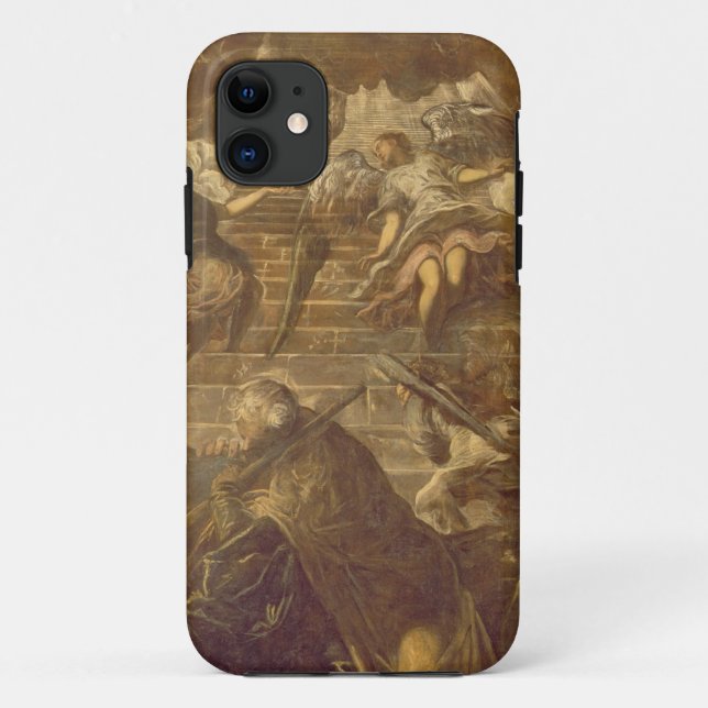 Coques Case-Mate iPhone L'échelle de Jacob (huile sur la toile) (Dos)