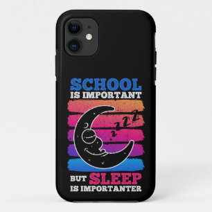 Case-Mate iPhone Case L'École Est Importante, Mais Le Sommeil Est Import