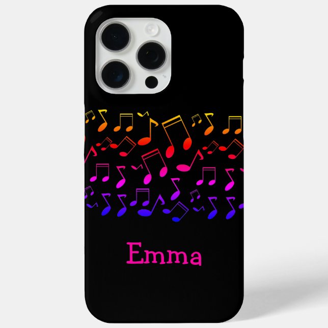 Coques Case-Mate iPhone leçon de musique, notes, personnalisation (Verso)