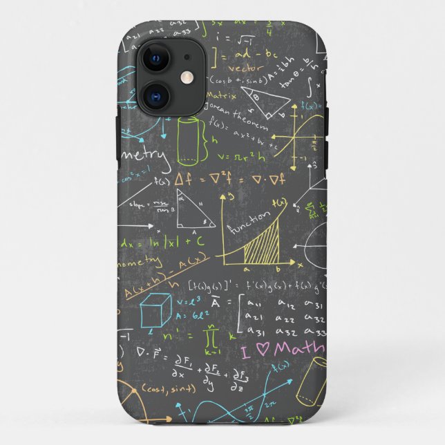 Coques Case-Mate iPhone Leçons de mathématiques (Dos)