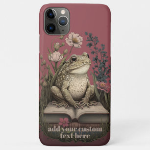 Case-Mate iPhone Case Lecteur Grenouille sur livre Fleur sauvage Cottage