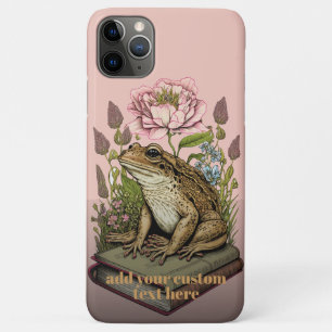 Case-Mate iPhone Case Lecteur Grenouille sur livre Fleur sauvage Cottage