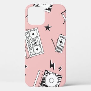 Case-Mate iPhone Case Lecteurs à cassette vintage : motif rétro.