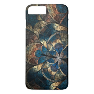 Coque iPhone 8 Plus/7 Plus Lecteurs Abstraits Mosaic Blues iPhone 7