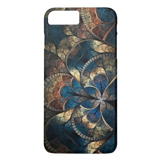 Coques Case-Mate iPhone Lecteurs Abstraits Mosaic Blues iPhone 7 (Dos)