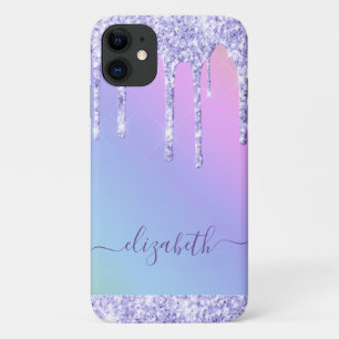 Case-Mate iPhone Case Lecteurs de Parties scintillant violet Personnalis