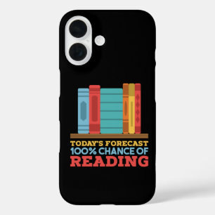 Coque Pour iPhone 16 Lecture - 100% Chance de lecture livre drôle