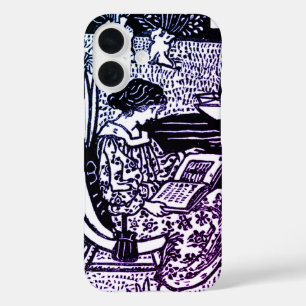 Coque Pour iPhone 16 Lecture Art Nouveau Femme