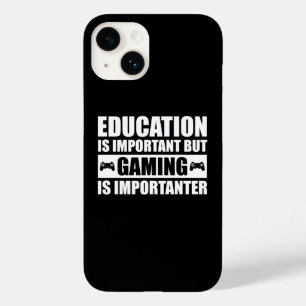 Coque Case-Mate iPhone L'Éducation Est Importante, Mais Le Jeu Est Import