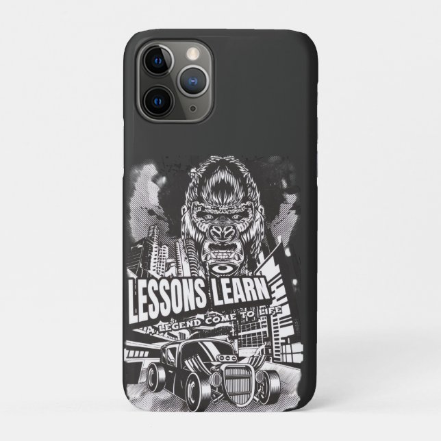 Coques Case-Mate iPhone  Legendary Gorilla Lessons Learn iPhone Case  (Dos)