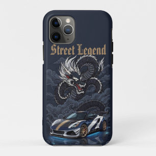 Case-Mate iPhone Case Légende de rue voiture de sport V6 à moteur centra