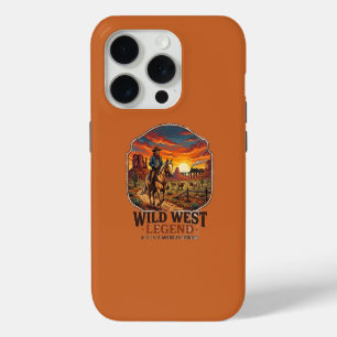 Coque Case-Mate iPhone Légende du Far West Graphique de cow-boy vintage a