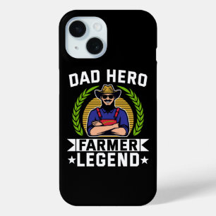 Coque Case-Mate iPhone Légende Fermier Héros Papa Fête des Pères Agricult