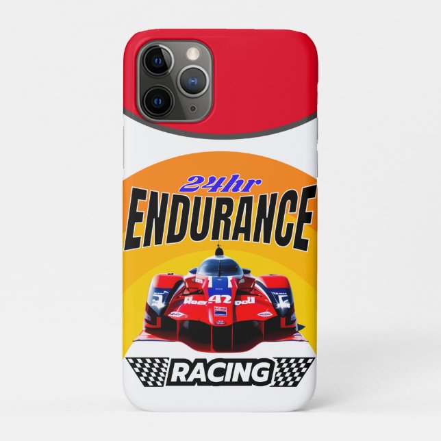 Coques Case-Mate iPhone Légendes de vitesse : 24h Endurance Racer (Dos)