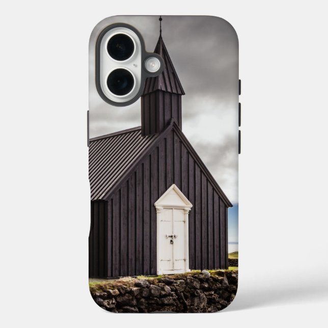 Coques Case-Mate iPhone L'Église Noire De Budir, Islande (Verso)