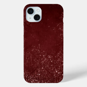 Coque Case-Mate iPhone Légumineuse Grunge de henné   Dark Blood Red Damas