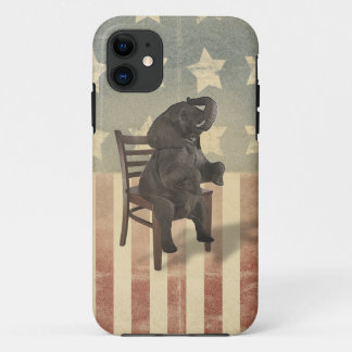 Case-Mate iPhone Case L'éléphant de GOP prend à la chaise l'humour drôle