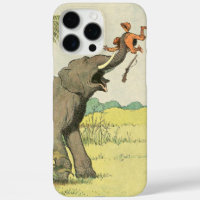 L'éléphant et le braconnier dans la jungle
