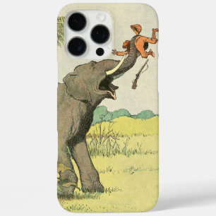 Coques iPhone 16 Pro Max L'éléphant et le braconnier dans la jungle