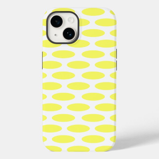 Coques Case-Mate iPhone Lemonade Oval moderne à Emporiomoffa (Verso)