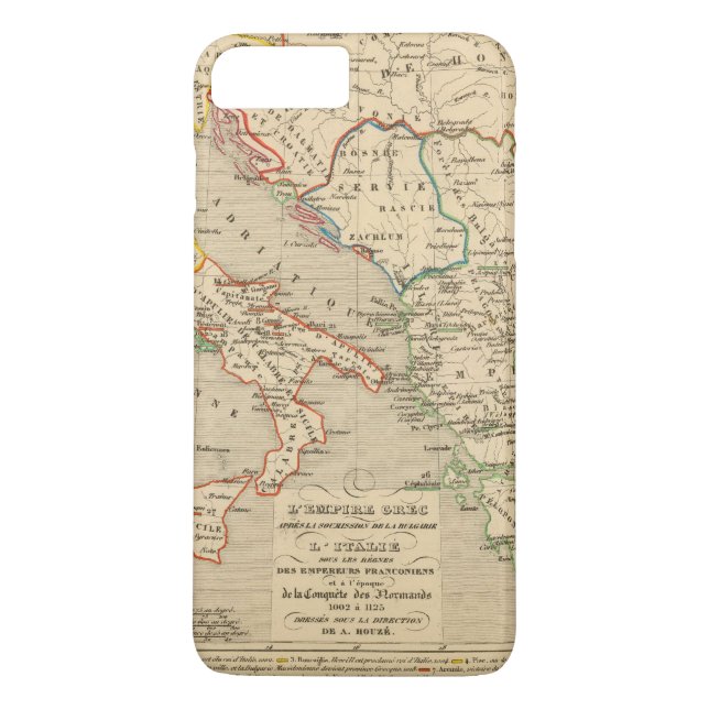 Coques Case-Mate iPhone L'Empire Grec, l'Italie, 1002 un 1125 (Dos)