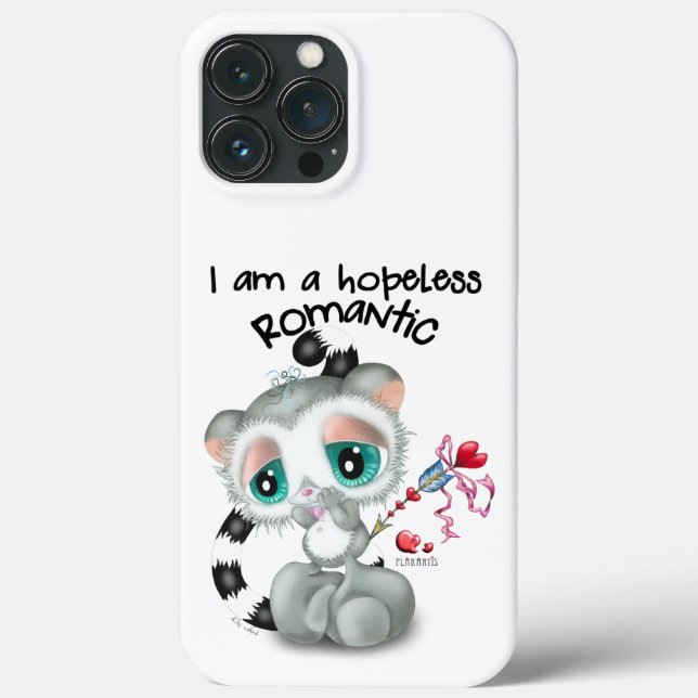 Coques Case-Mate iPhone Lémurien Charmant avec Flèche de Cupidon – Amour D (Verso)