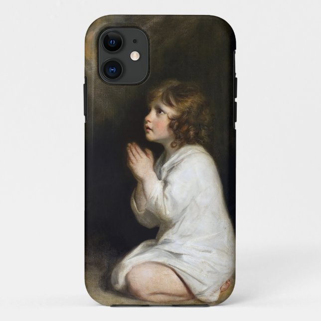 Coques Case-Mate iPhone L'enfant Samuel à la prière par Joshua Reynolds (Dos)