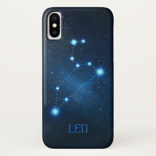 Coque iPhone X Leo Constellation Zodiac   Astrologie