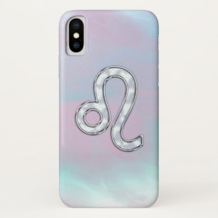 Coque Case-Mate iPhone Leo Zodiac Connexion Pastels Style Nacre Imprimer