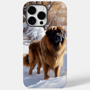 Coque Case-Mate iPhone Leonberger Laissez tomber la neige Noël