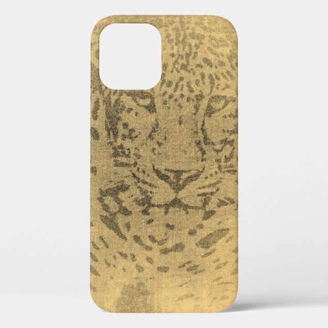 Coques Case-Mate iPhone Leopard Art Vintage (Verso)