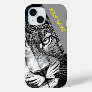 Coque Case-Mate iPhone Léopard avec nom de Personnaliser
