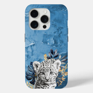 Coque Case-Mate iPhone Leopard blanc