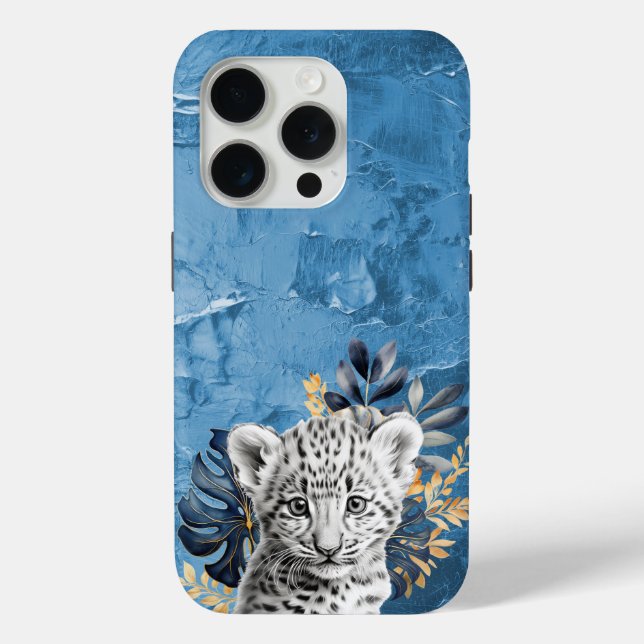 Coques Case-Mate iPhone Leopard blanc (Verso)