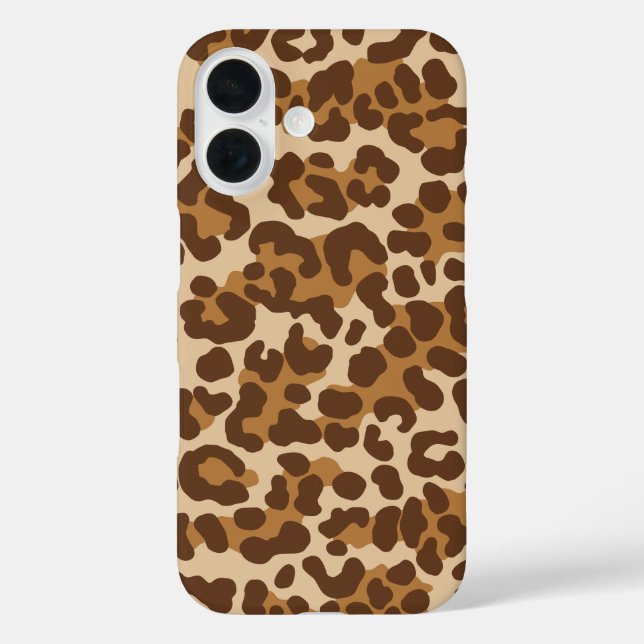 Coques Case-Mate iPhone Leopard Camo Brown (Verso)