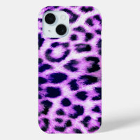 Leopard Cheetah Imprimer Faux Fur rose