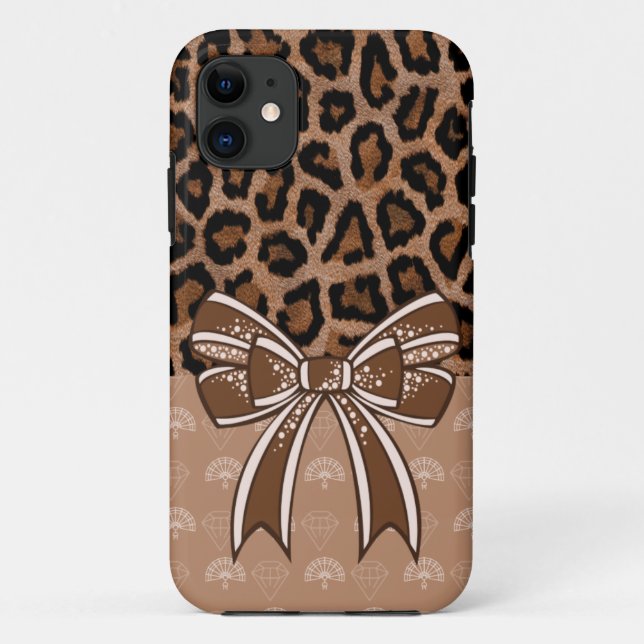 Coques Case-Mate iPhone Léopard Fashion Noeud (Dos)