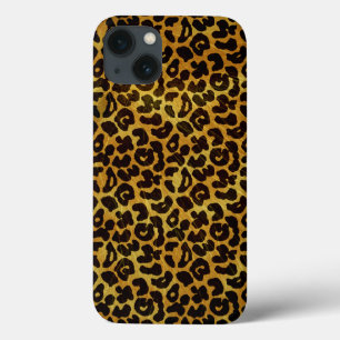 iPhone 13 Case Leopard Fur Print Animal Pattern