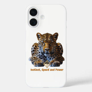 Coque Pour iPhone 16 Leopard iPhone 16 Case – Instinct, Speed and Power