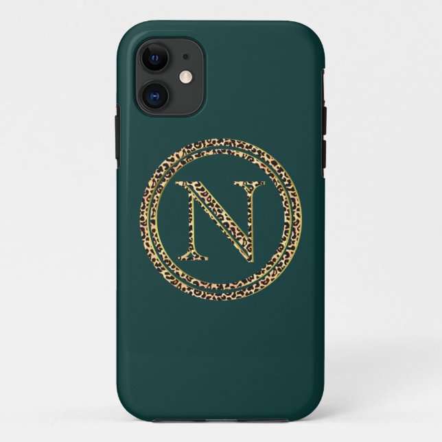 Coques Case-Mate iPhone Leopard N (Dos)